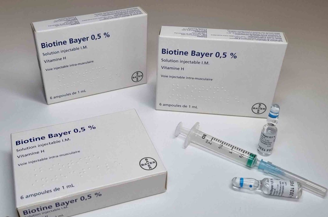 آمپول بیوتین بپانتن بایر آلمان Biotine and Bepanthene ampoule Bayer