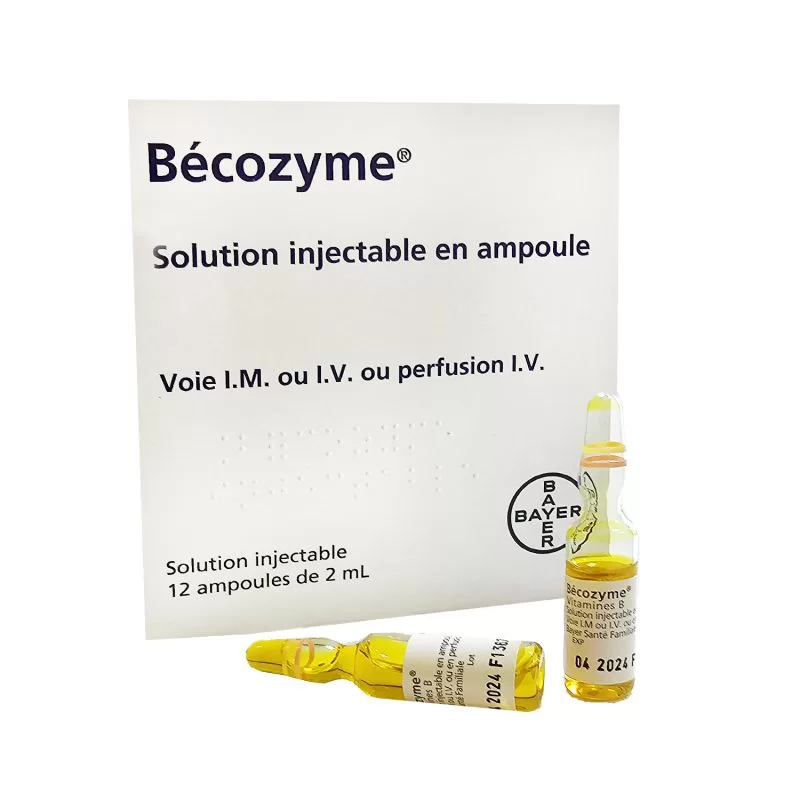 آمپول بکوزیم بایر آلمان | Becozyme Injectable, 12 Ampoules De 2 Ml